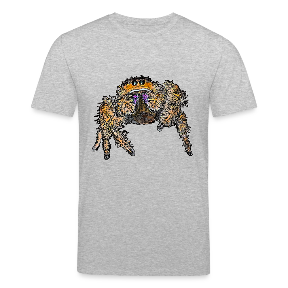 Männer Stanley & Stella Bio-T-Shirt Phidippus regius Everglades female - Grau meliert
