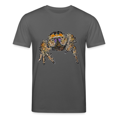 Männer Stanley & Stella Bio-T-Shirt Phidippus regius Everglades female - Anthrazit