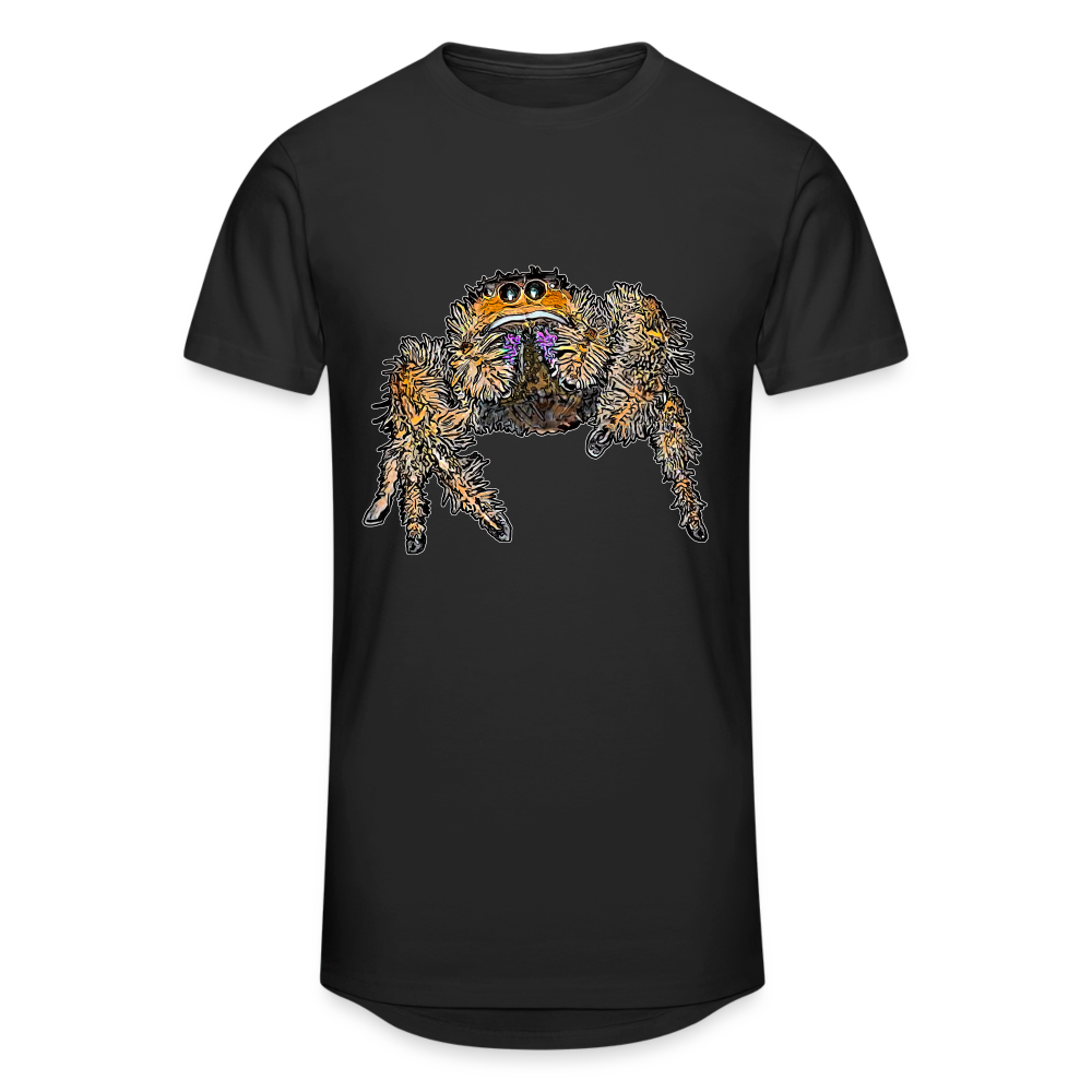 Männer Urban Longshirt Phidippus regius Everglades female - Schwarz