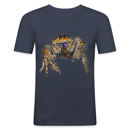 Männer Slim Fit T-Shirt Phidippus regius Everglades female - Navy