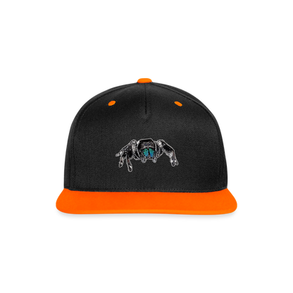Cappy Kontrast Snapback Phidippus regius Everglades male - Schwarz/Neonorange