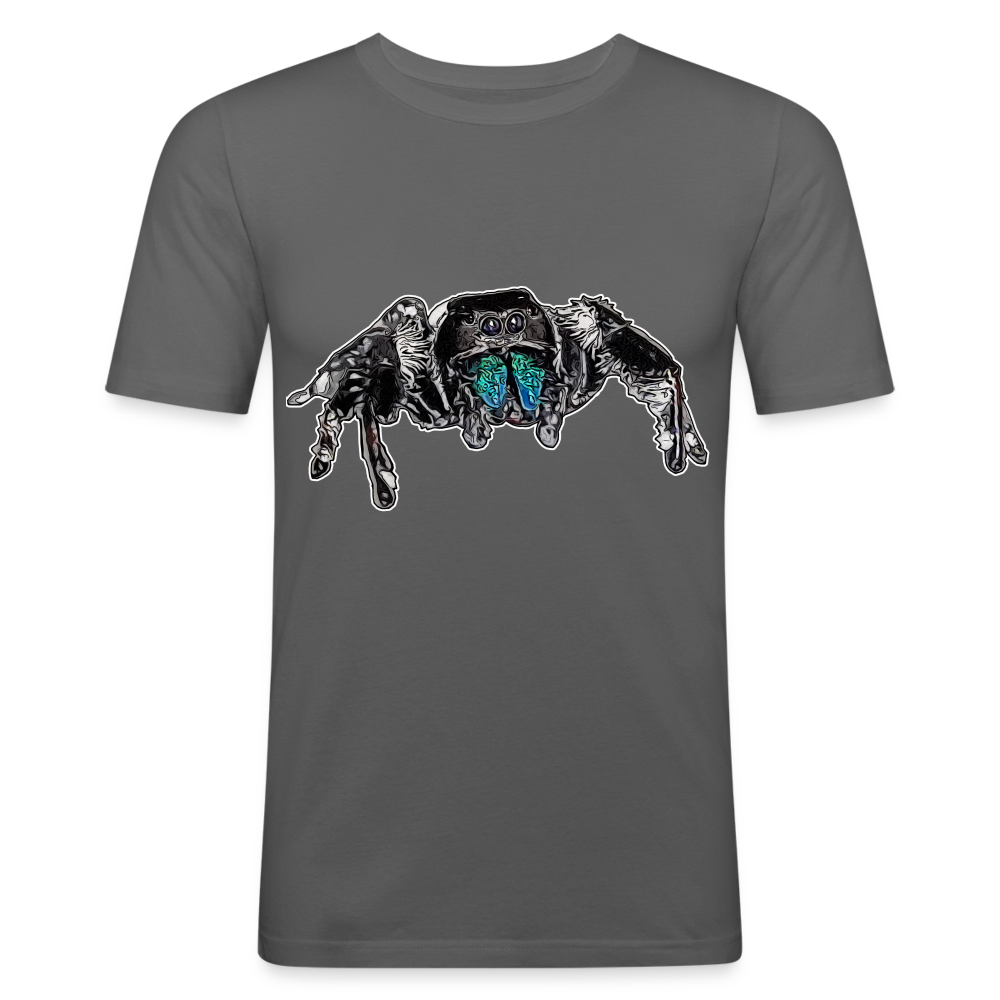 Männer Slim Fit T-Shirt Phidippus regius Everglades male - Graphite