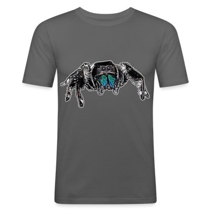 Männer Slim Fit T-Shirt Phidippus regius Everglades male - Graphite