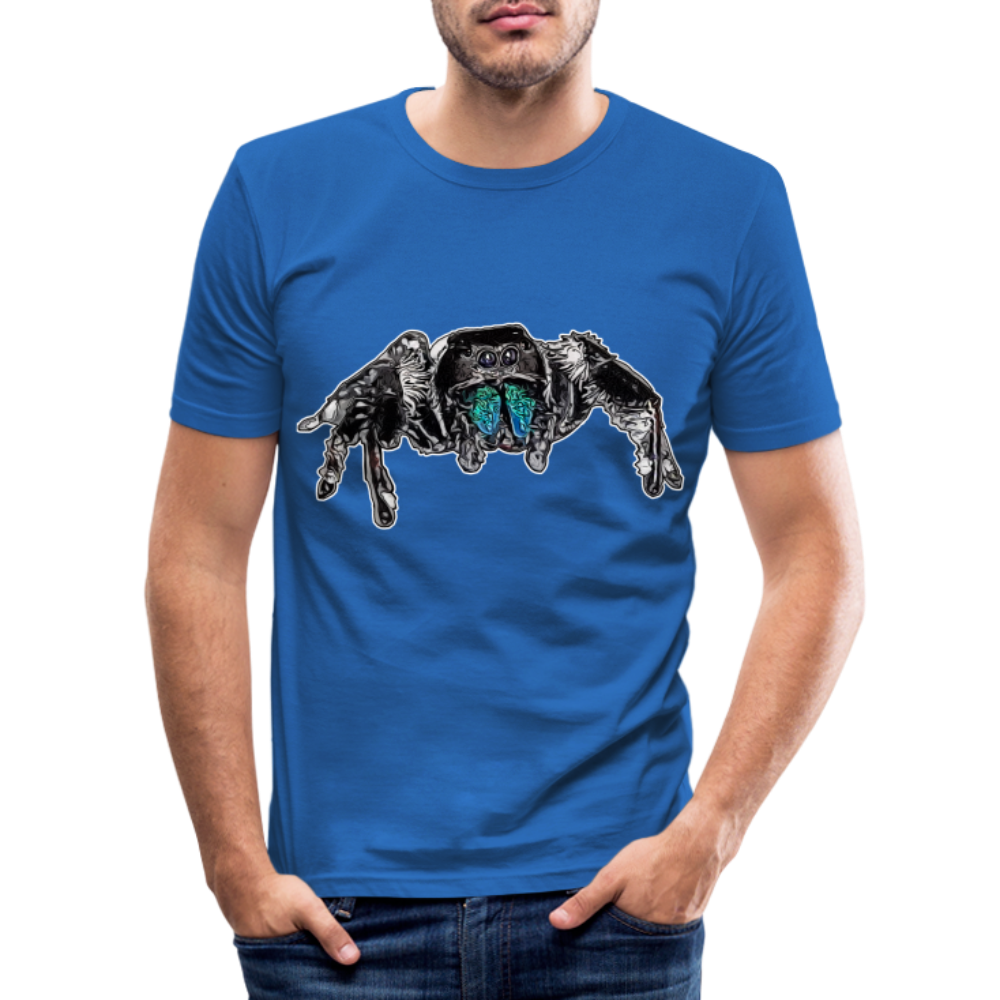 Männer Slim Fit T-Shirt Phidippus regius Everglades male - Königsblau