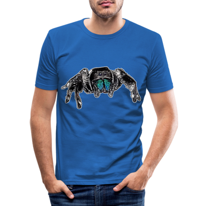 Männer Slim Fit T-Shirt Phidippus regius Everglades male - Königsblau