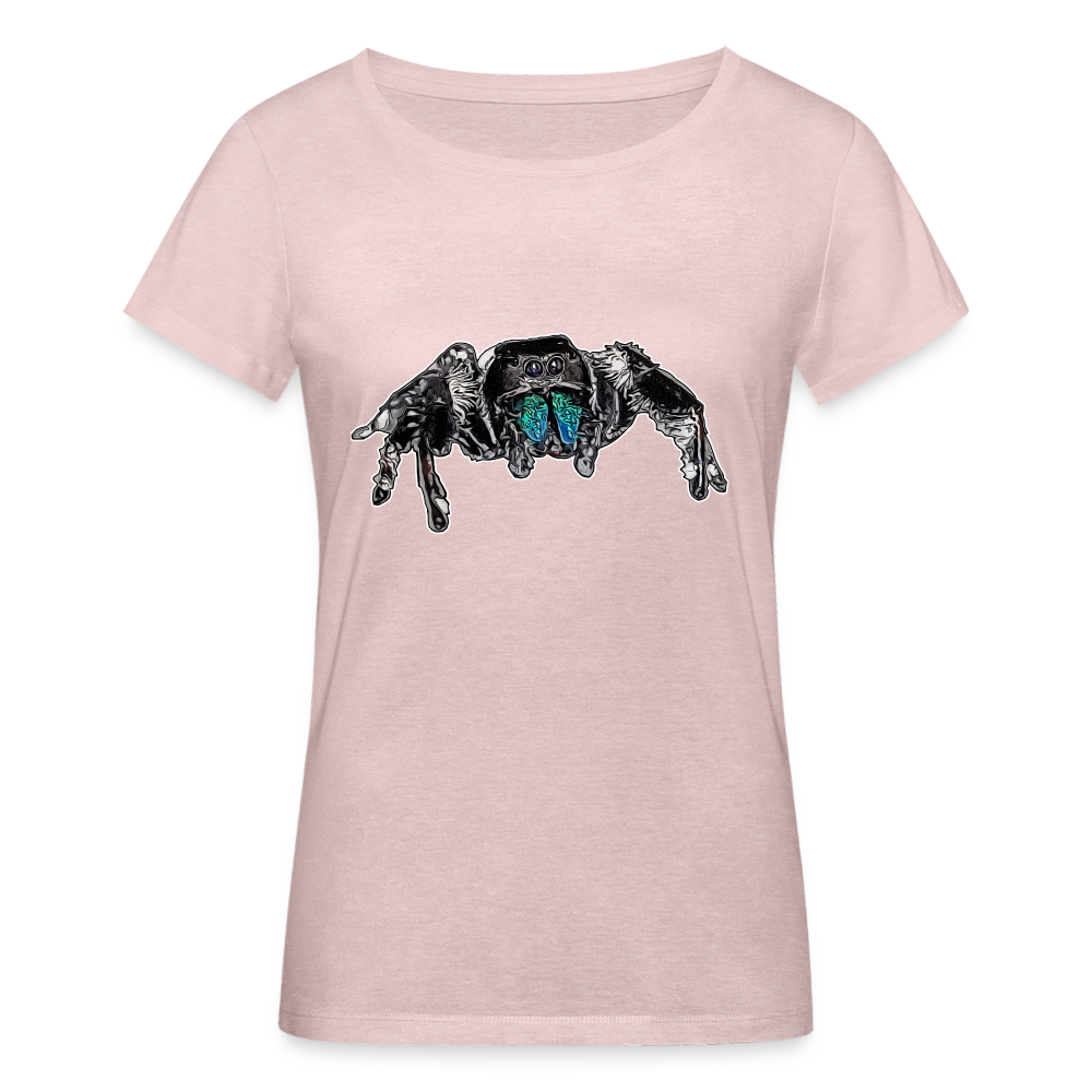 Frauen Stanley & Stella Bio-T-Shirt Phidippus regius Everglades male - Rosa-Creme meliert