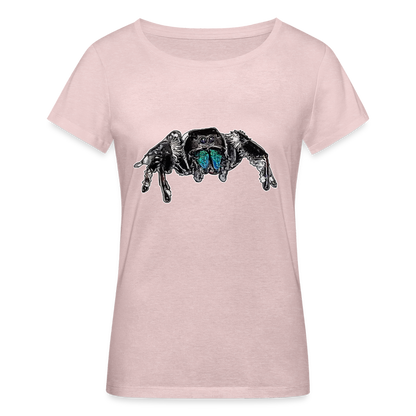Frauen Stanley & Stella Bio-T-Shirt Phidippus regius Everglades male - Rosa-Creme meliert