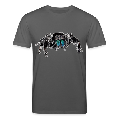 Männer Stanley & Stella Bio-T-Shirt Phidippus regius Everglades male - Anthrazit