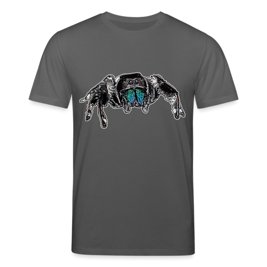 Männer Stanley & Stella Bio-T-Shirt Phidippus regius Everglades male - Anthrazit