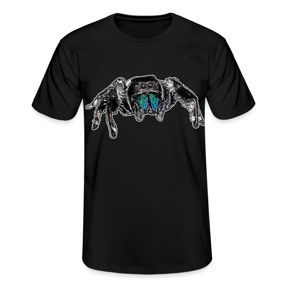 Männer Fruit of the Loom T-Shirt Phidippus regius Everglades male - Schwarz