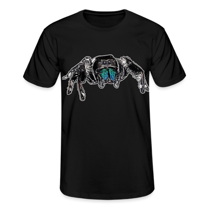 Männer Fruit of the Loom T-Shirt Phidippus regius Everglades male - Schwarz