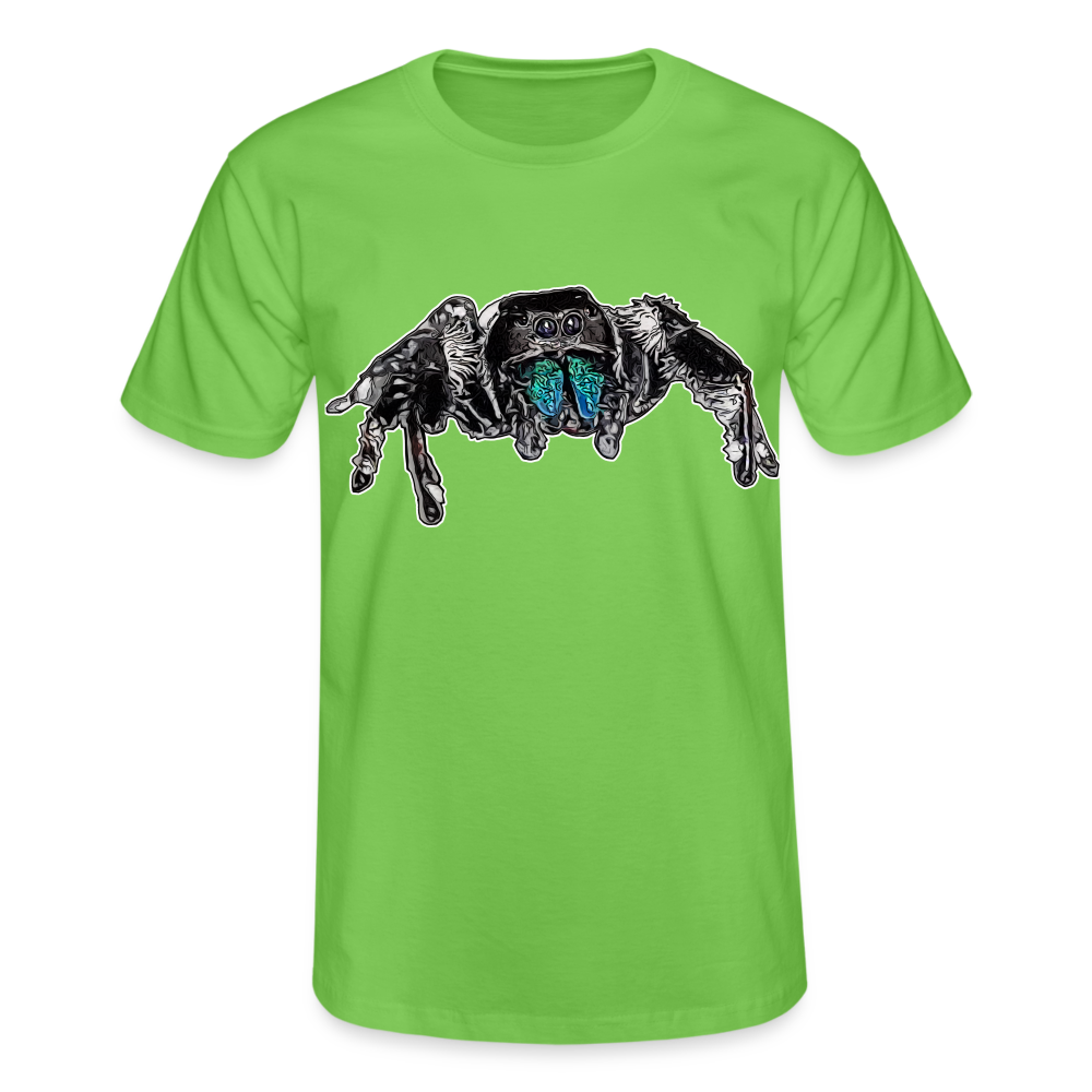 Männer Fruit of the Loom T-Shirt Phidippus regius Everglades male - Hellgrün