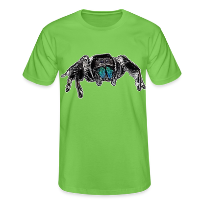Männer Fruit of the Loom T-Shirt Phidippus regius Everglades male - Hellgrün