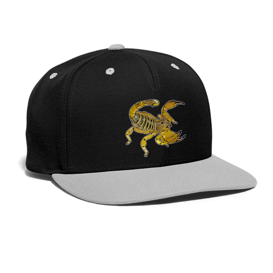 Cappy Kontrast Snapback Scorpio maurus palmatus - Schwarz/Grau
