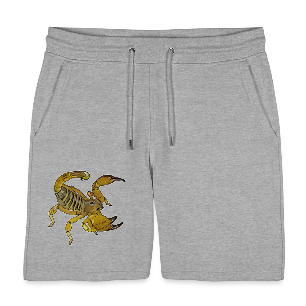 Unisex Stanley & Stella Joggingshorts Scorpio maurus palmatus - Grau meliert