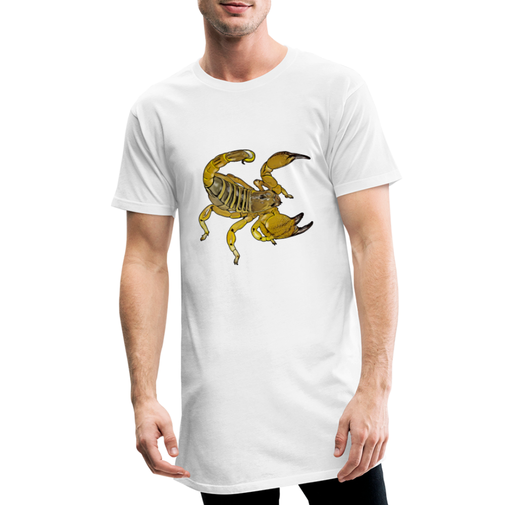 Männer Urban Longshirt Scorpio maurus palmatus - weiß