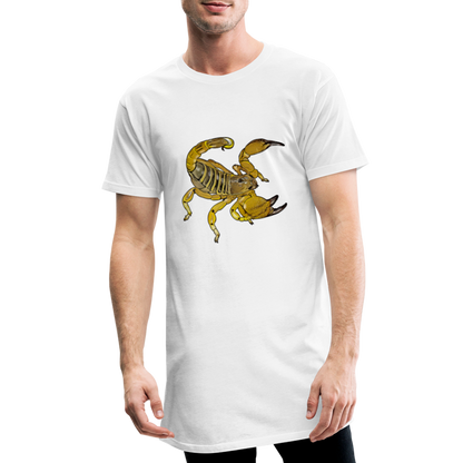 Männer Urban Longshirt Scorpio maurus palmatus - weiß