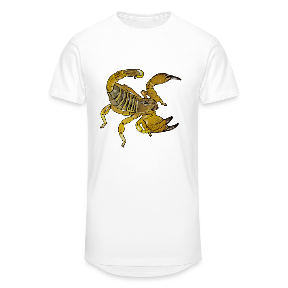 Männer Urban Longshirt Scorpio maurus palmatus - weiß