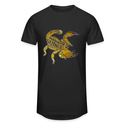 Männer Urban Longshirt Scorpio maurus palmatus - Schwarz