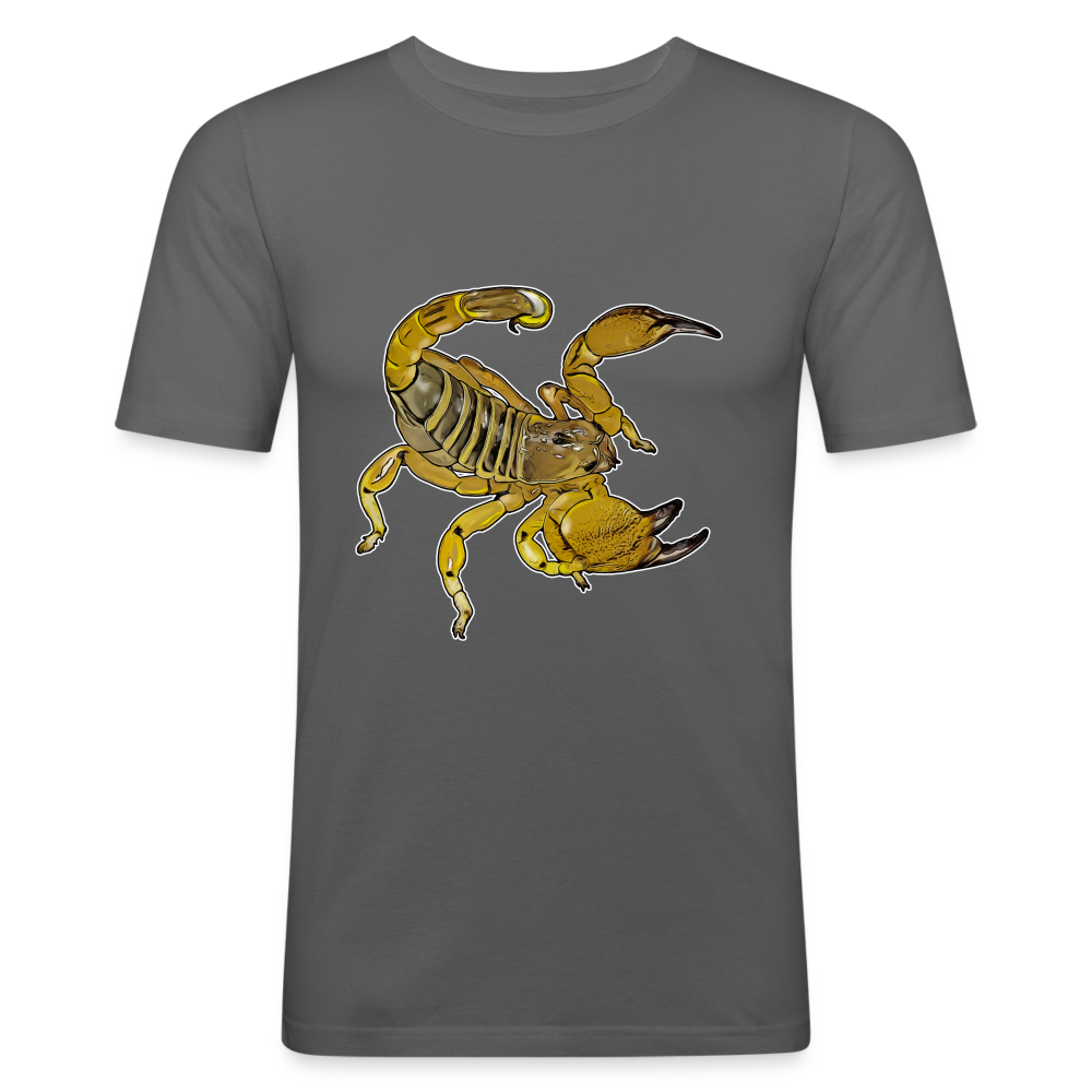 Männer Slim Fit T-Shirt Scorpio maurus palmatus - Graphite