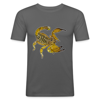 Männer Slim Fit T-Shirt Scorpio maurus palmatus - Graphite