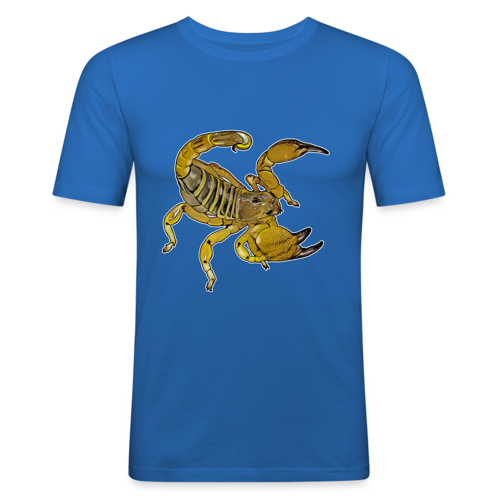 Männer Slim Fit T-Shirt Scorpio maurus palmatus - Königsblau