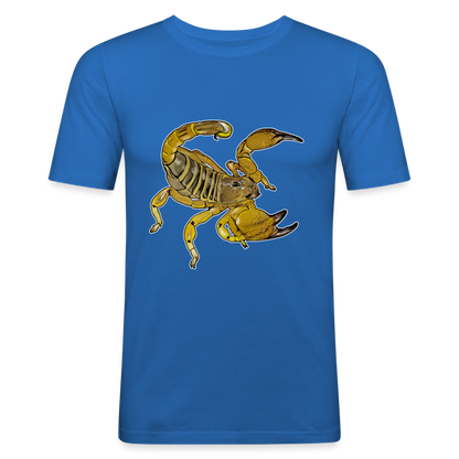 Männer Slim Fit T-Shirt Scorpio maurus palmatus - Königsblau