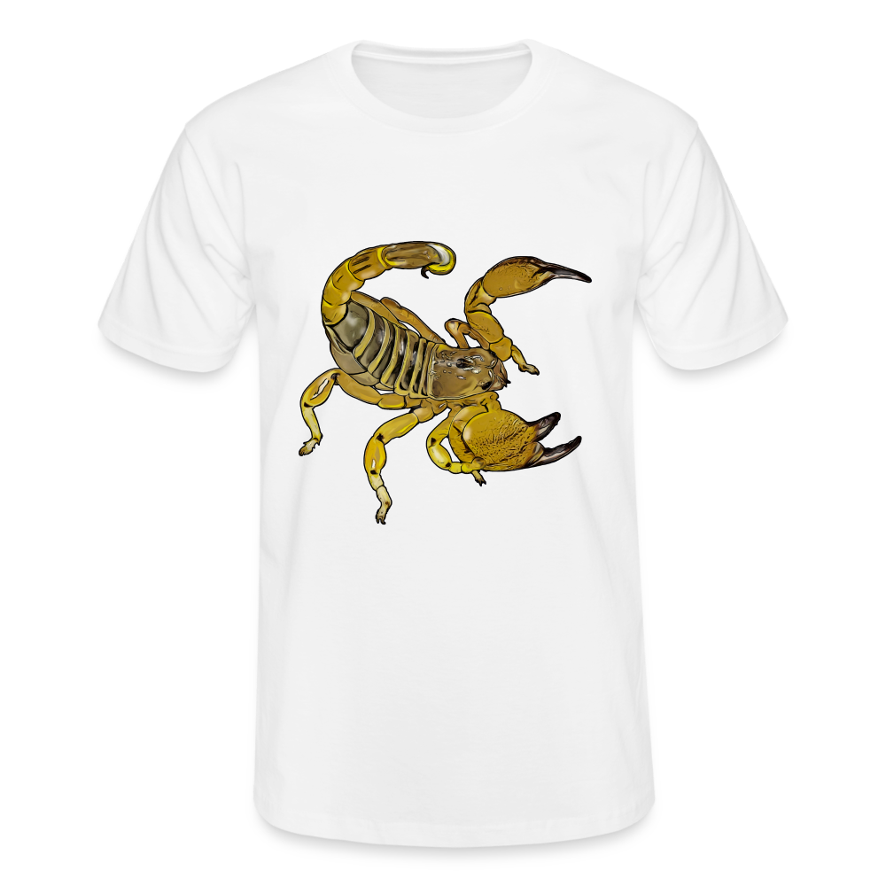 Männer Fruit of the Loom T-Shirt Scorpio maurus palmatus - weiß