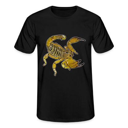 Männer Fruit of the Loom T-Shirt Scorpio maurus palmatus - Schwarz