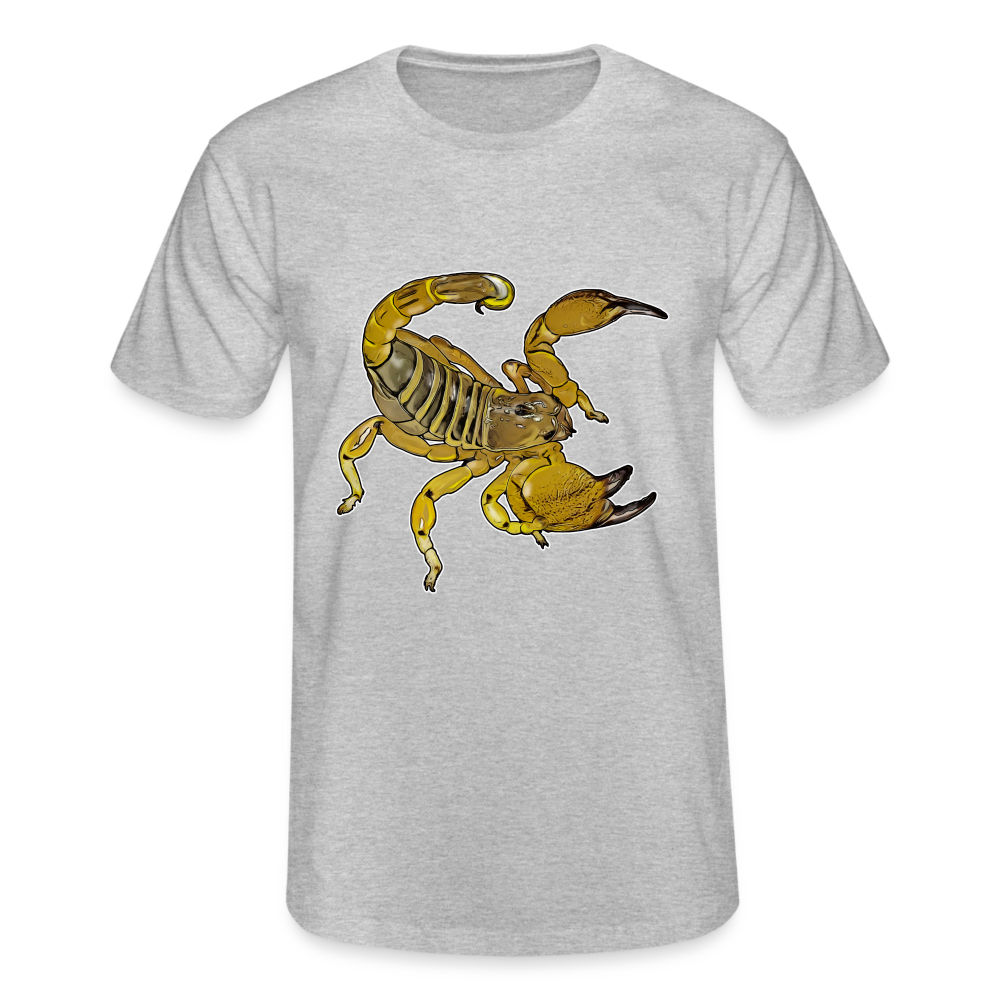 Männer Fruit of the Loom T-Shirt Scorpio maurus palmatus - Grau meliert