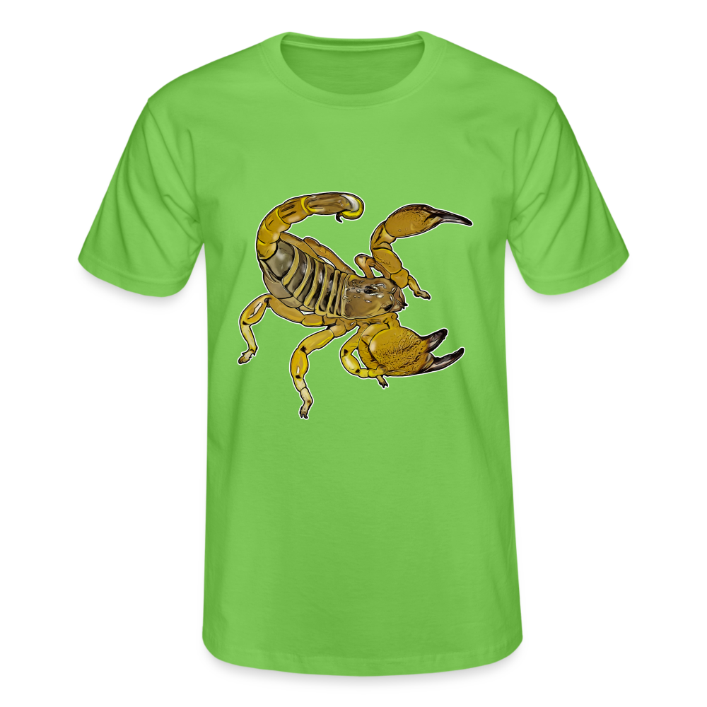 Männer Fruit of the Loom T-Shirt Scorpio maurus palmatus - Hellgrün