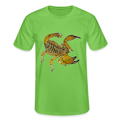 Männer Fruit of the Loom T-Shirt Scorpio maurus palmatus - Hellgrün