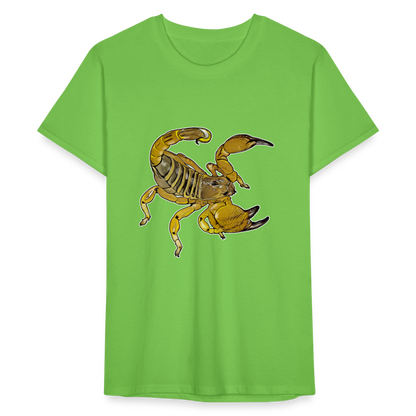 Männer Fruit of the Loom T-Shirt Scorpio maurus palmatus - Hellgrün