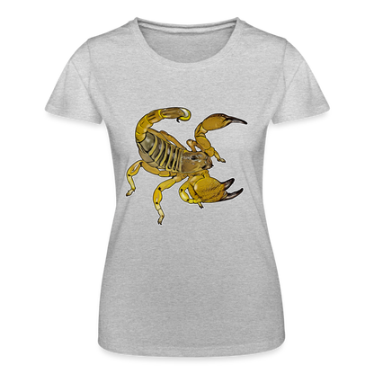 Frauen Fruit of the Loom T-Shirt Scorpio maurus palmatus - Grau meliert