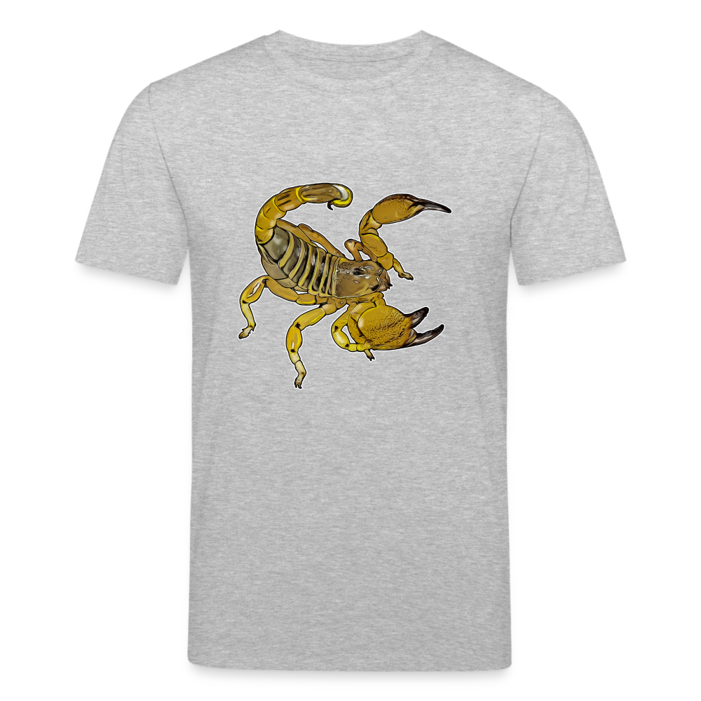 Männer Stanley & Stella Bio-T-Shirt Scorpio maurus palmatus - Grau meliert