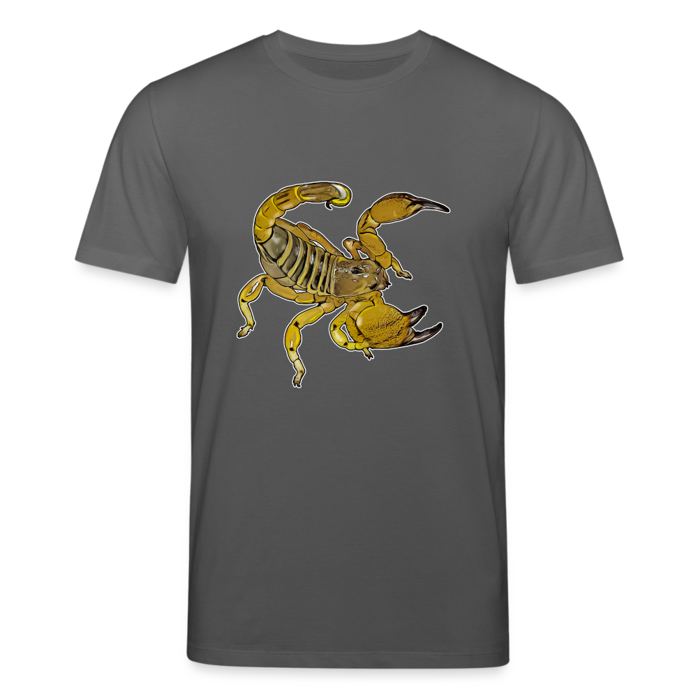 Männer Stanley & Stella Bio-T-Shirt Scorpio maurus palmatus - Anthrazit