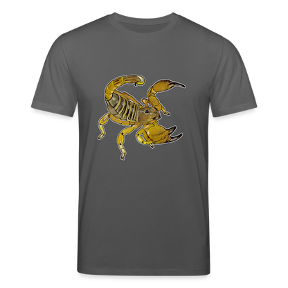 Männer Stanley & Stella Bio-T-Shirt Scorpio maurus palmatus - Anthrazit