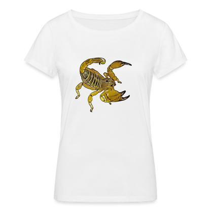 Frauen Stanley & Stella Bio-T-Shirt Scorpio maurus palmatus - weiß