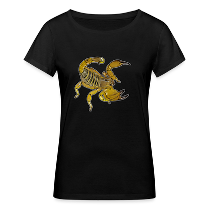 Frauen Stanley & Stella Bio-T-Shirt Scorpio maurus palmatus - Schwarz