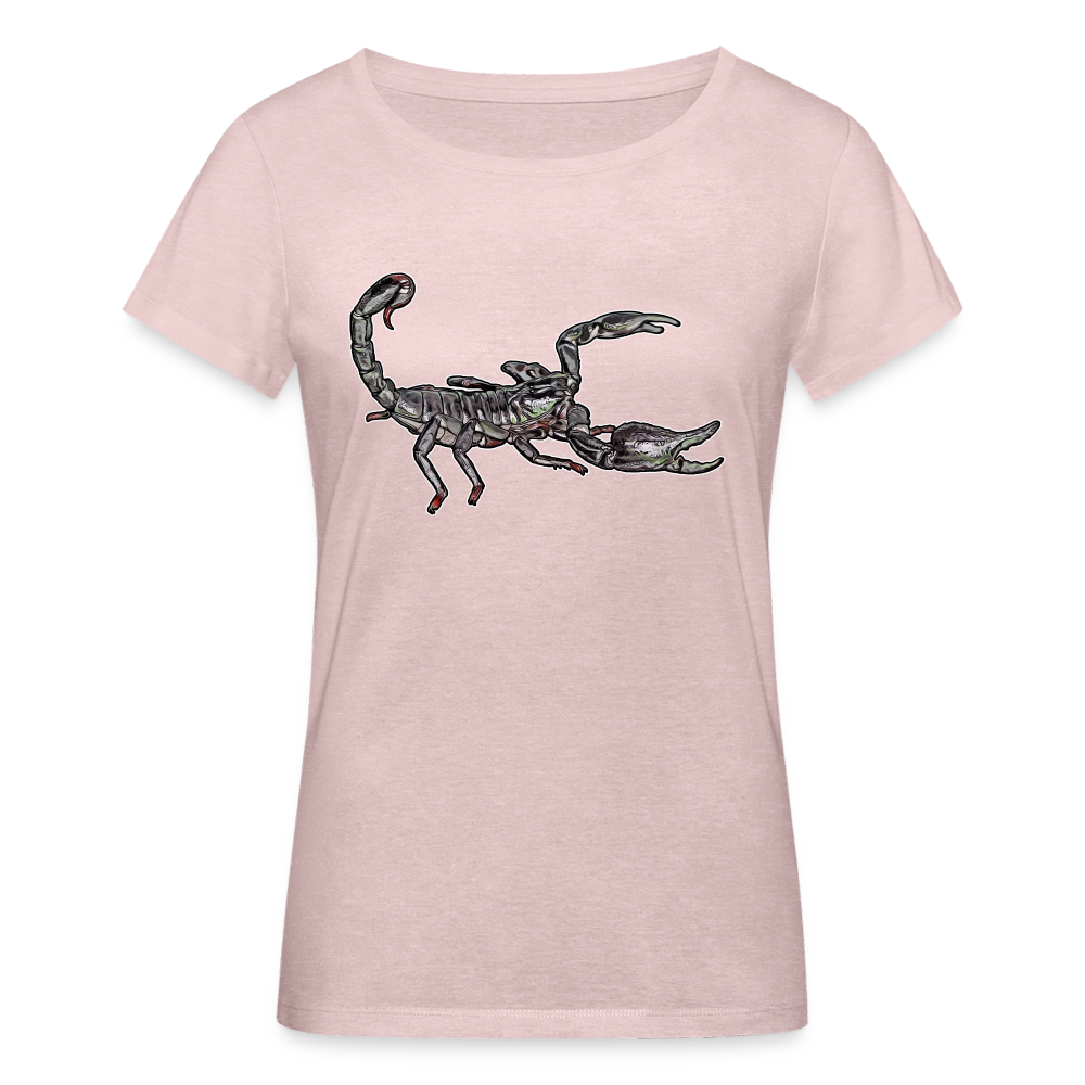 Frauen Stanley & Stella Bio-T-Shirt Heterometrus silenus - Rosa-Creme meliert