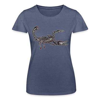 Frauen Fruit of the Loom T-Shirt Heterometrus silenus - Navy meliert