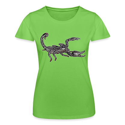 Frauen Fruit of the Loom T-Shirt Heterometrus silenus - Hellgrün