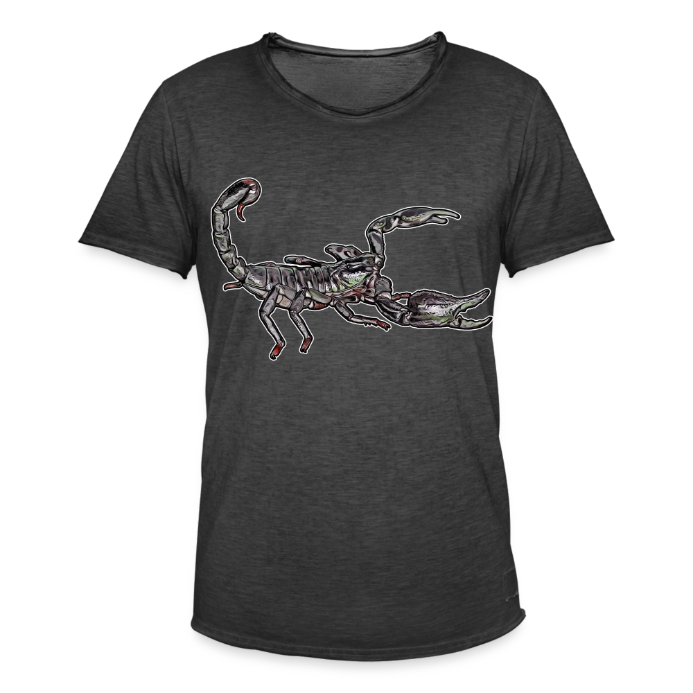 Männer Vintage T-Shirt Heterometrus silenus - Vintage Schwarz