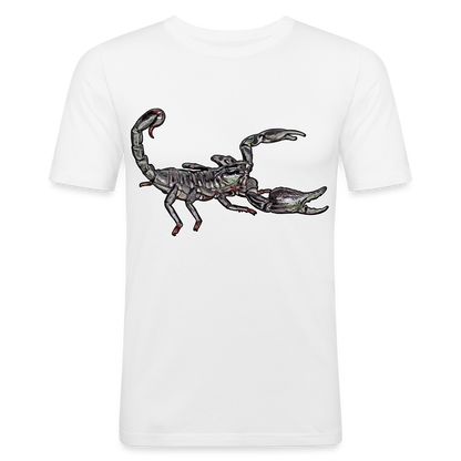 Männer Slim Fit T-Shirt Heterometrus silenus - weiß