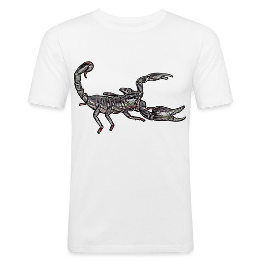 Männer Slim Fit T-Shirt Heterometrus silenus - weiß