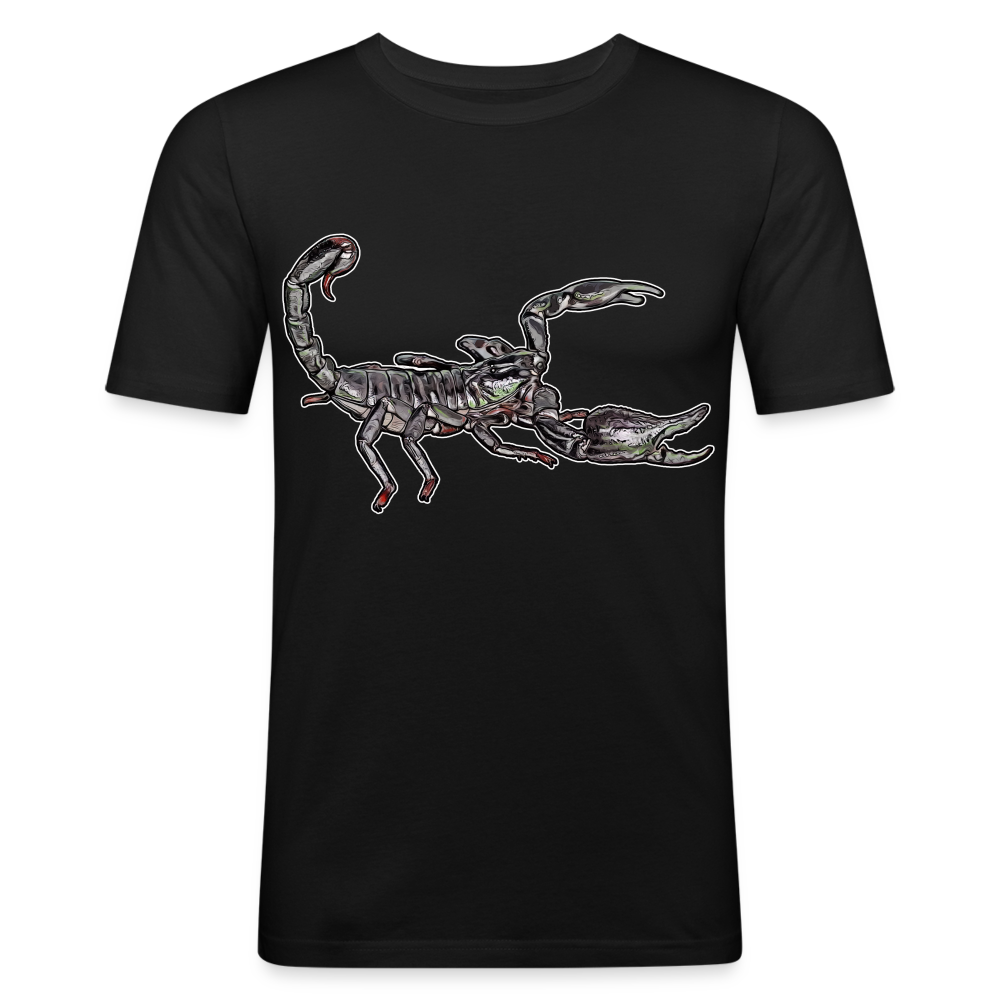 Männer Slim Fit T-Shirt Heterometrus silenus - Schwarz