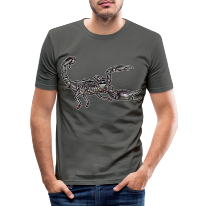 Männer Slim Fit T-Shirt Heterometrus silenus - Graphite