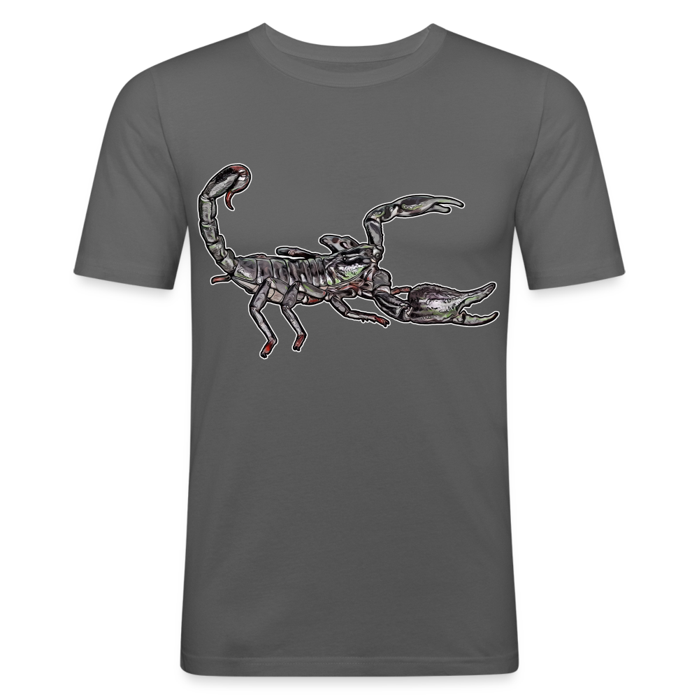Männer Slim Fit T-Shirt Heterometrus silenus - Graphite