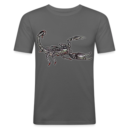 Männer Slim Fit T-Shirt Heterometrus silenus - Graphite
