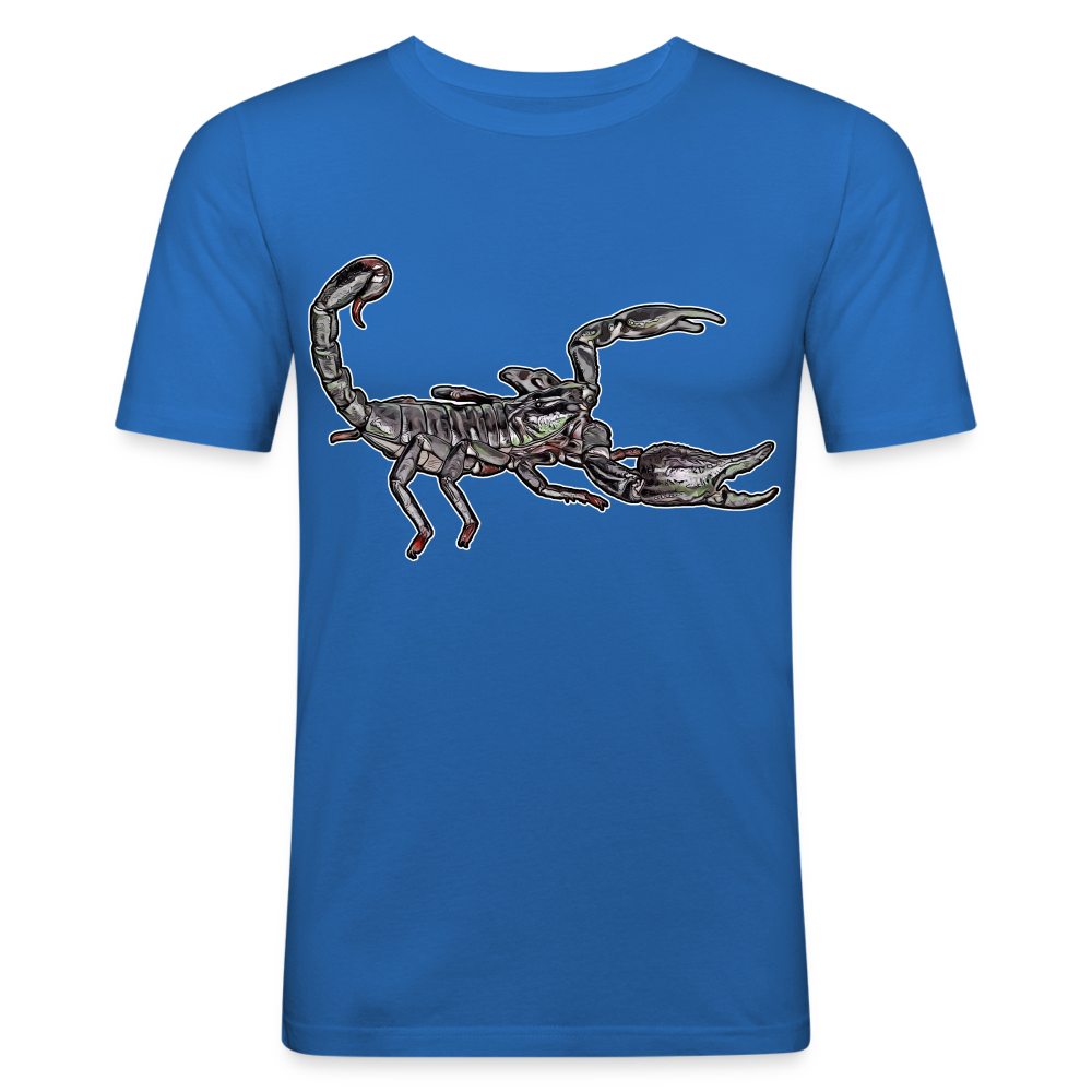 Männer Slim Fit T-Shirt Heterometrus silenus - Königsblau